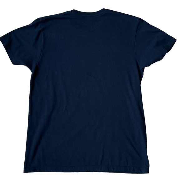 Teespring Unisex "Thou Shalt Not Steal" Navy Baseball Graphic Tee sz M ⚾️ - Picture 7 of 8